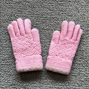Cozy Pink Toddler/Little Kid Gloves
